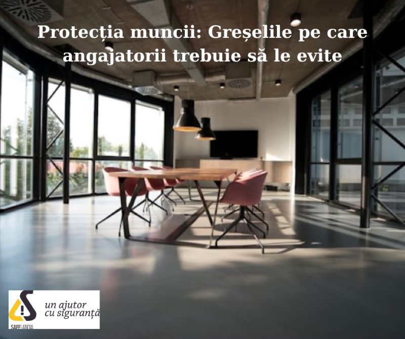 Protecția muncii: Greșelile pe care angajatorii trebuie să le evite – imagine reprezentativă pentru articolul Safelandia despre prevenirea riscurilor în companii